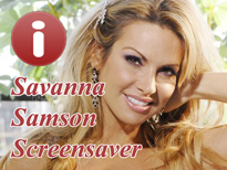 Savanna Samson Pornstar Screensaver